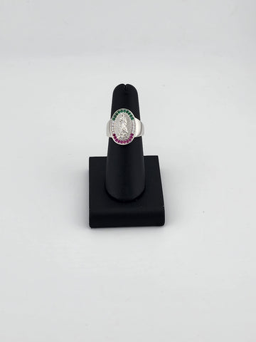 Sterling Silver 925 Virgen De Guadalupe Ring – Faith & Craftsmanship Combined