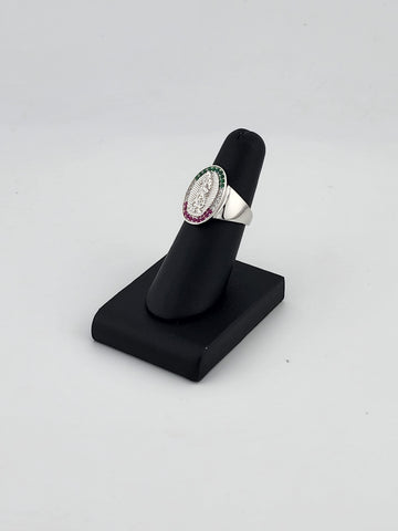 Sterling Silver 925 Virgen De Guadalupe Ring – Faith & Craftsmanship Combined