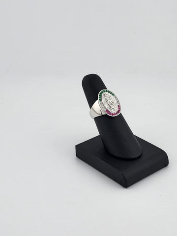 Sterling Silver 925 Virgen De Guadalupe Ring – Faith & Craftsmanship Combined