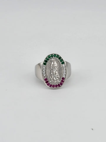 Sterling Silver 925 Virgen De Guadalupe Ring – Faith & Craftsmanship Combined