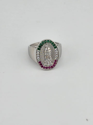 Sterling Silver 925 Virgen De Guadalupe Ring – Faith & Craftsmanship Combined