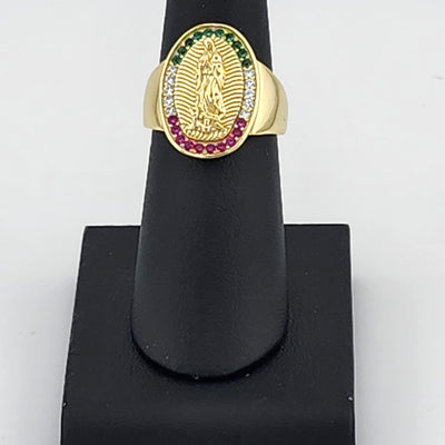 Sterling Silver 925 Virgen De Guadalupe Ring – Faith & Craftsmanship Combined
