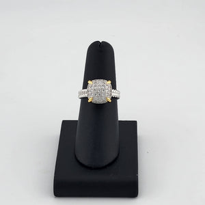 Sterling Silver 925 Ring with Cubic Zirconia Stones  – Fresh, Elegant, and Brand New