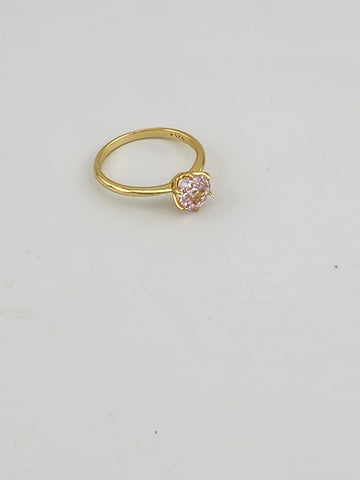 Sterling Silver 925 Ring with Vibrant Yellow Gemstone – Elegant & Timeless Design