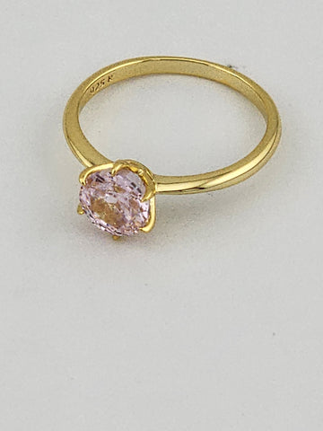Sterling Silver 925 Ring with Vibrant Yellow Gemstone – Elegant & Timeless Design