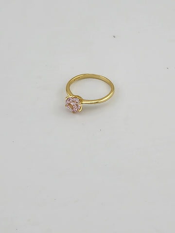 Sterling Silver 925 Ring with Vibrant Yellow Gemstone – Elegant & Timeless Design