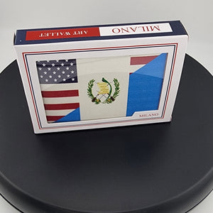 Guatemala & USA Flag Wallet – Perfect Gift for Proud Dual Citizens