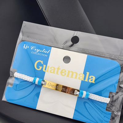 Adjustable Guatemala Bracelet – National Colors & Gift-Ready