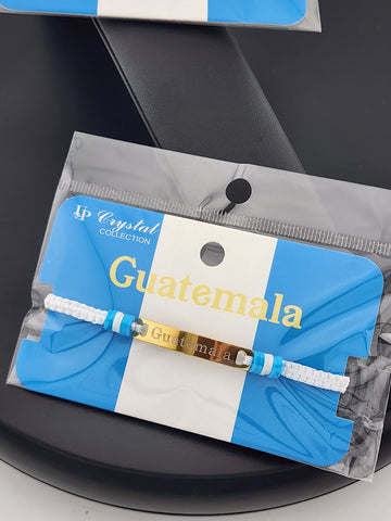 Adjustable Guatemala Bracelet – National Colors & Gift-Ready