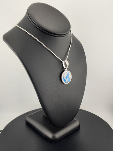 Sterling Silver 925 "The World Is Yours" Globe Necklace – Inspirational Pendant