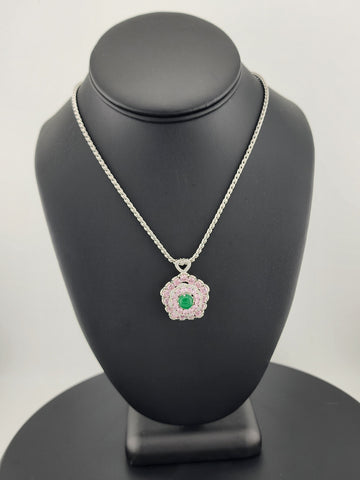 Jade Spinner Necklace – Brass & Steel Design