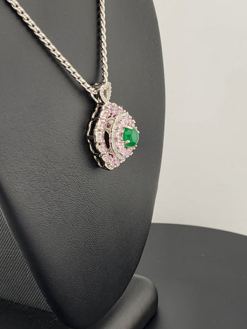 Jade Spinner Necklace – Brass & Steel Design