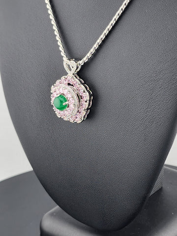 Jade Spinner Necklace – Brass & Steel Design