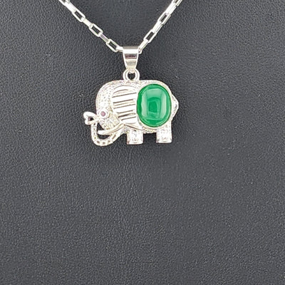 Elephant Jade Pendant Necklace – Brand New Arrival