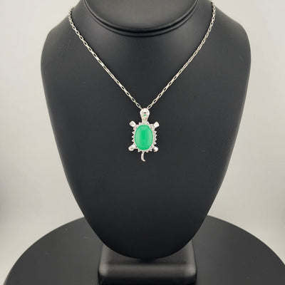Charming Jade Turtle Necklace – Brand New & Beautiful