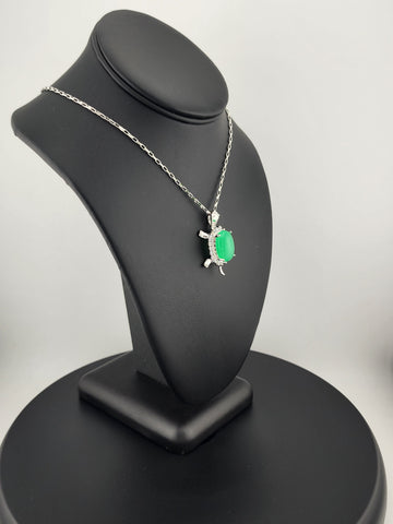 Charming Jade Turtle Necklace – Brand New & Beautiful