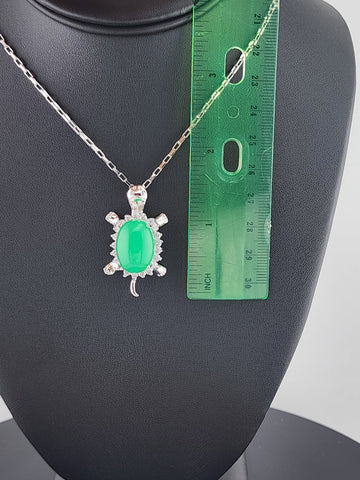 Charming Jade Turtle Necklace – Brand New & Beautiful