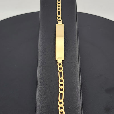 New 18K Gold Filled Brazilian ID Bracelet – Personalized Style Gift