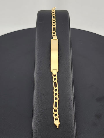 New 18K Gold Filled Brazilian ID Bracelet – Personalized Style Gift