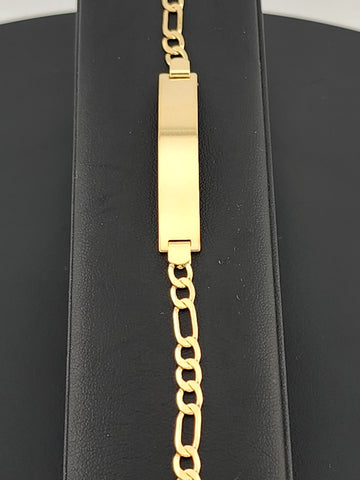 New 18K Gold Filled Brazilian ID Bracelet – Personalized Style Gift