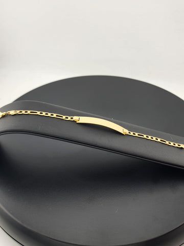 New 18K Gold Filled Brazilian ID Bracelet – Personalized Style Gift