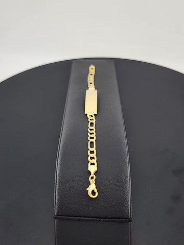 New 18K Gold Filled Brazilian ID Bracelet – Personalized Style Gift