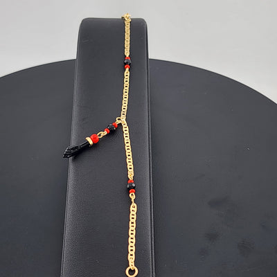 Brand New Brazilian 18K Gold Filled Azabache Bracelet – Protective Charm Jewelry