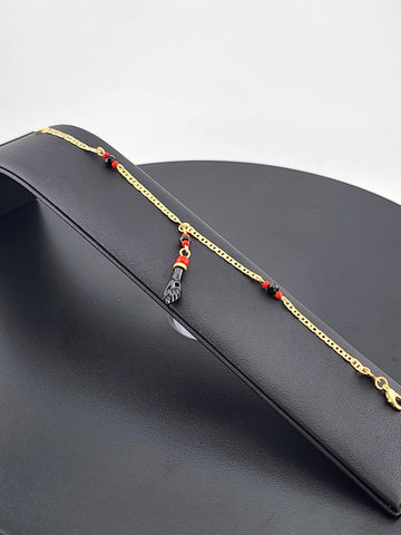 Brand New Brazilian 18K Gold Filled Azabache Bracelet – Protective Charm Jewelry