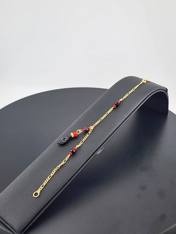 Brand New Brazilian 18K Gold Filled Azabache Bracelet – Protective Charm Jewelry