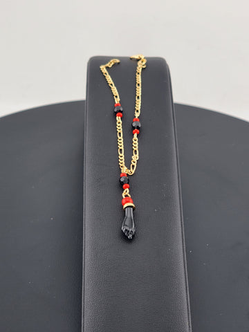 Brand New Brazilian 18K Gold Filled Azabache Bracelet – Protective Charm Jewelry