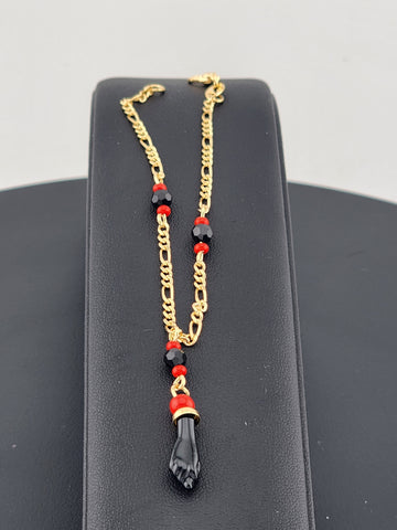 Brand New Brazilian 18K Gold Filled Azabache Bracelet – Protective Charm Jewelry