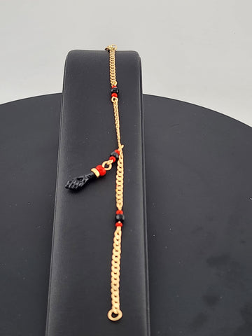Brand New Brazilian 18K Gold Filled Azabache Bracelet – Protective Charm Jewelry