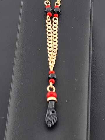 Brand New Brazilian 18K Gold Filled Azabache Bracelet – Protective Charm Jewelry