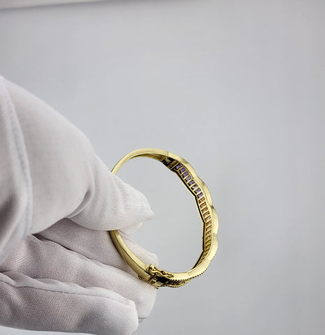 Colorburst Bangle in 925 Sterling Silver