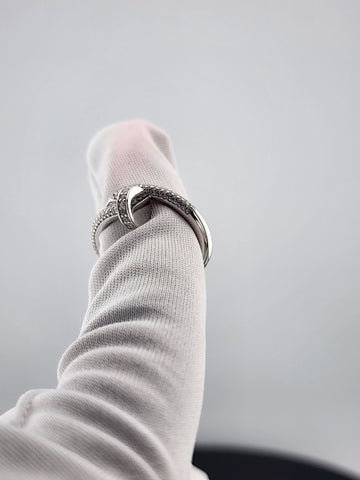 Silver Nail Ring 925 – Edgy Chic Statement Jewelry