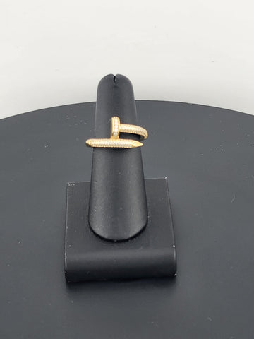 Silver Nail Ring 925 – Edgy Chic Statement Jewelry