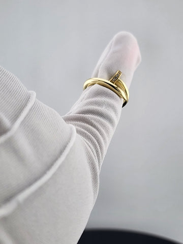 Silver Nail Ring 925 – Edgy Chic Statement Jewelry