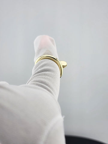 Silver Nail Ring 925 – Edgy Chic Statement Jewelry