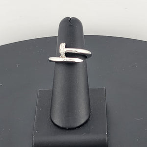 Silver Nail Ring 925 – Edgy Chic Statement Jewelry