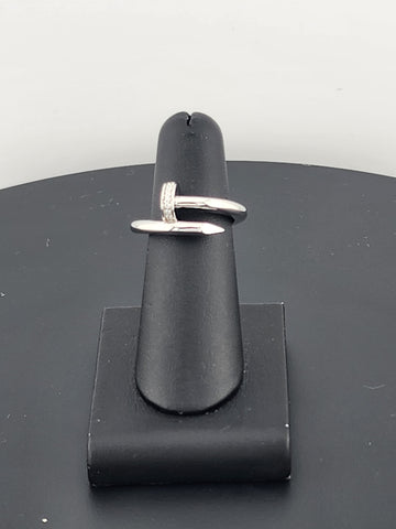 Silver Nail Ring 925 – Edgy Chic Statement Jewelry