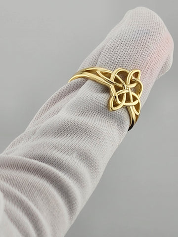 Enchanted Witch's Knot Ring – Solid 925 Silver | Pagan & Wiccan Gift