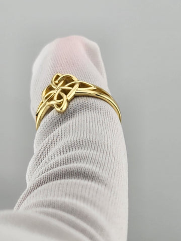 Enchanted Witch's Knot Ring – Solid 925 Silver | Pagan & Wiccan Gift