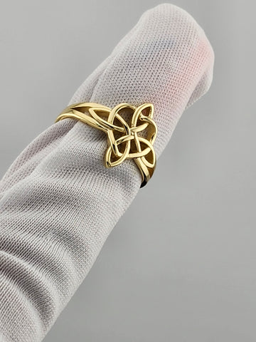 Enchanted Witch's Knot Ring – Solid 925 Silver | Pagan & Wiccan Gift