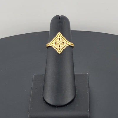 Sterling Silver 925 Witch's Knot Ring – Wiccan Protection Jewelry, Brand New
