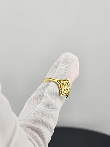 Sterling Silver 925 Witch's Knot Ring – Wiccan Protection Jewelry, Brand New