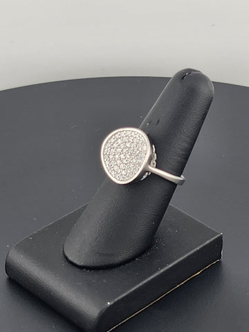 Sterling Silver 925 Round CZ Ring – Dainty & Sparkling