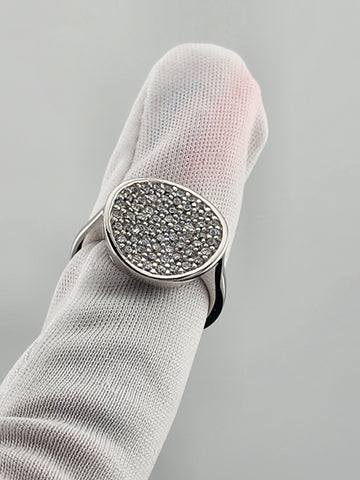 Sterling Silver 925 Round CZ Ring – Dainty & Sparkling