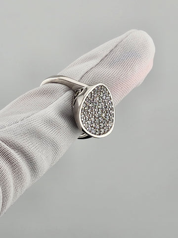 Sterling Silver 925 Round CZ Ring – Dainty & Sparkling