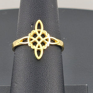 Witch's Knot Protection Ring – 925 Sterling Silver Wiccan Symbol Jewelry