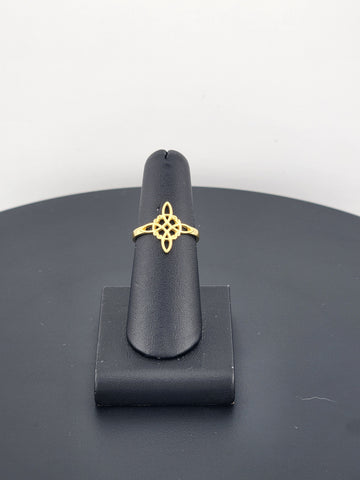 Witch's Knot Protection Ring – 925 Sterling Silver Wiccan Symbol Jewelry